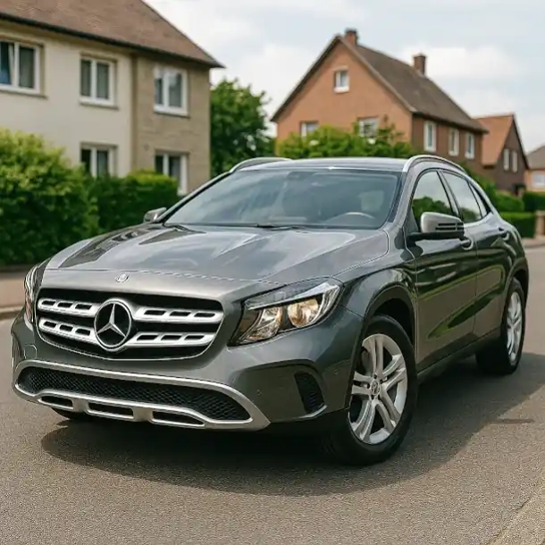Ein gepflegtes, gebrauchtes Mittelklasse-Auto steht zum Verkauf beim Autoankauf in Groß-Gerau bereit.